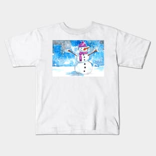 Let's build a Snowman Kids T-Shirt